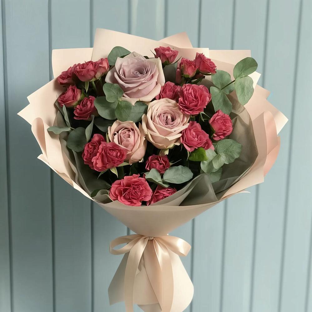 Букет цветов из: Гвоздики и Розы в Сычевке