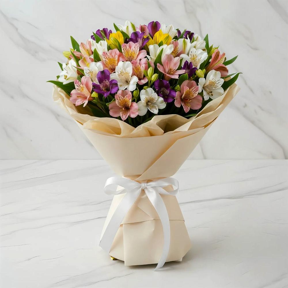 Букет цветов из: Альстромерии в Сычевке