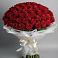 Букет 101 Красная роза Блэк Мэджик в Сычевке