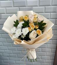 Букет цветов из:  Розы и Хризантемы в Сычевке