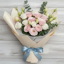 Букет цветов из:  Лизиантусы в Сычевке