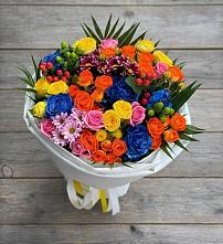 Букет цветов из:  Розы и Хризантемы в Сычевке