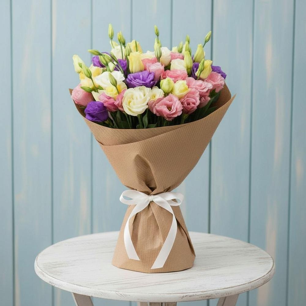 Букет цветов из: Лизиантусы в Сычевке