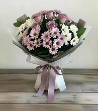 Букет цветов из:  Хризантемы и Розы в Сычевке