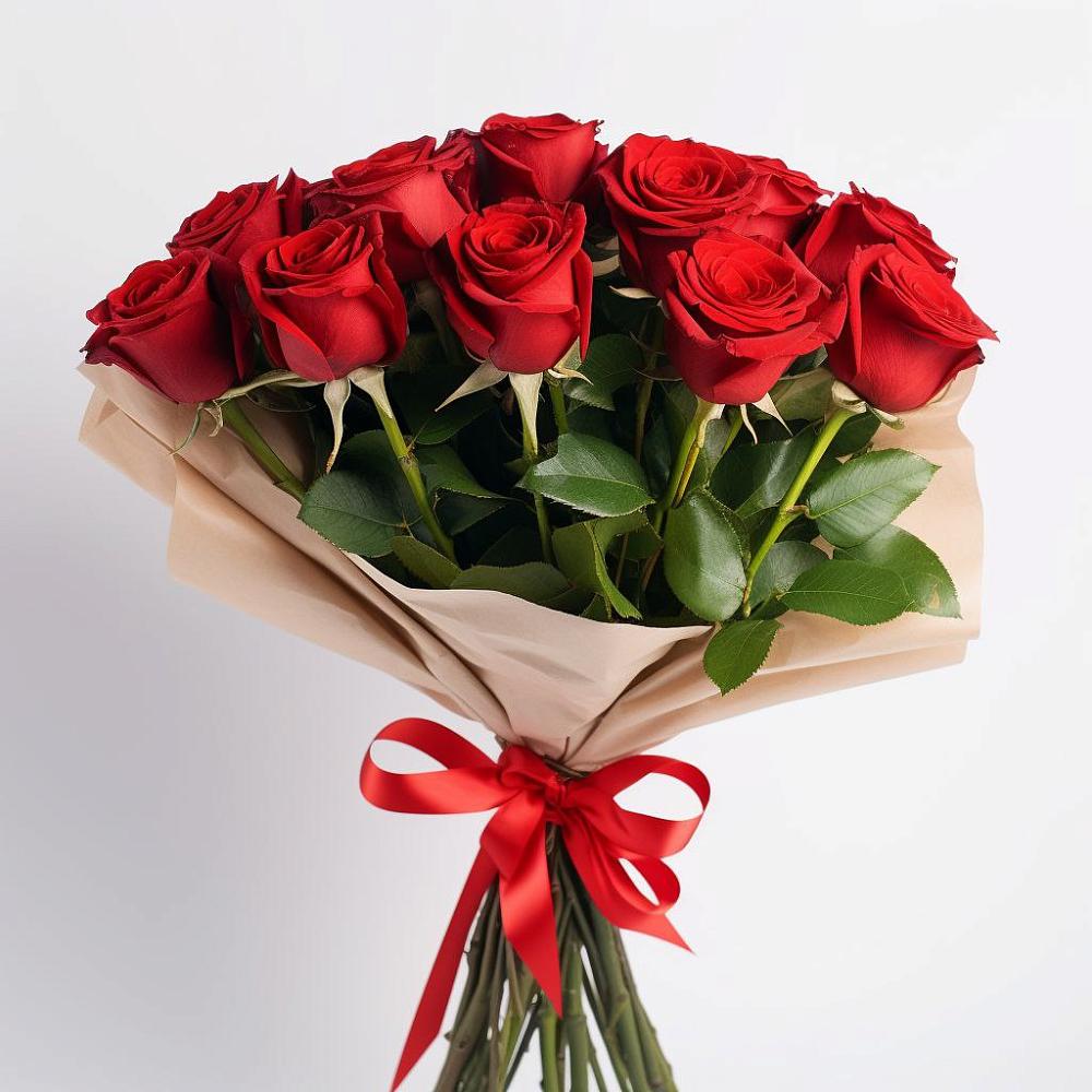 Букет 11 Красных роз Эдлесс Лав в Сычевке